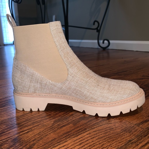 Dolce Vita Pepper Chelsea Boots in Blush Pink/Tan (Size 7.5) - Picture 2 of 7
